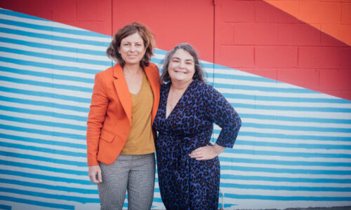 photo of Leah Spivey and Kathleen Gasparian